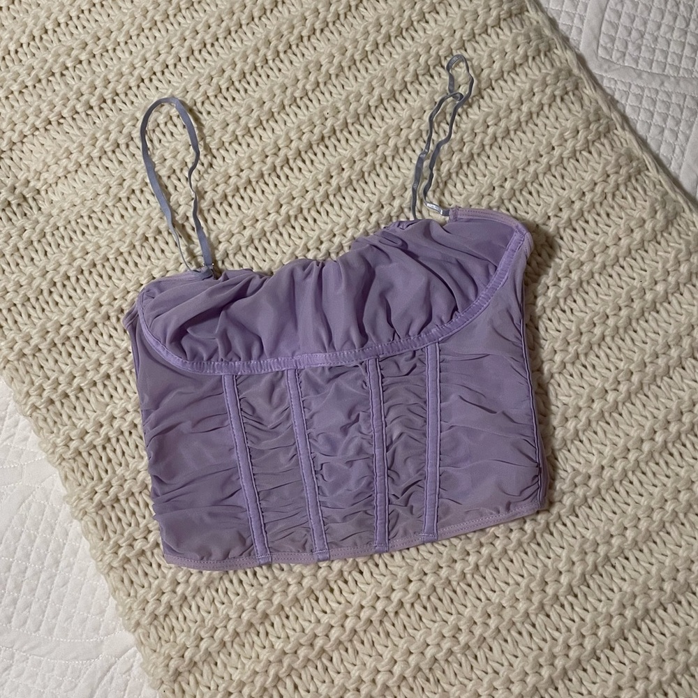 Ruched Crop Top